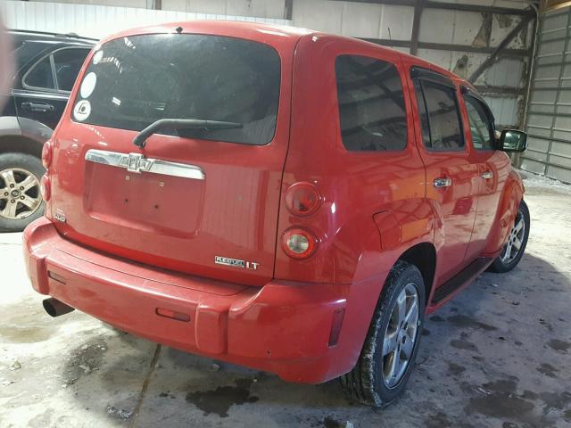 3GNCA53V89S506543 - 2009 CHEVROLET HHR LT RED photo 4