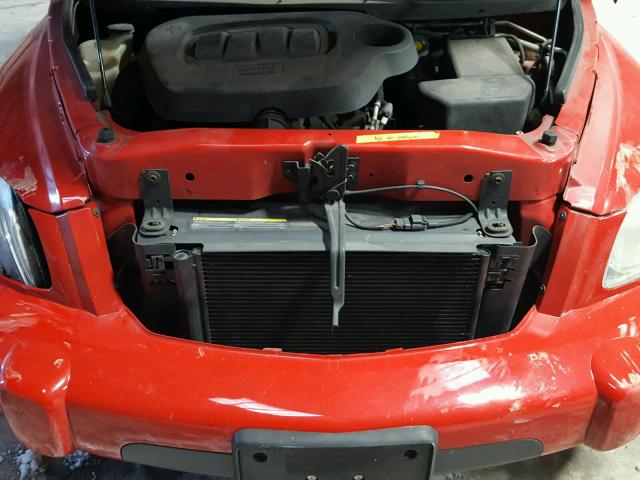 3GNCA53V89S506543 - 2009 CHEVROLET HHR LT RED photo 7