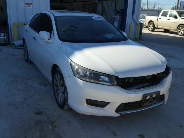 1HGCR2F79FA050466 - 2015 HONDA ACCORD EX WHITE photo 1