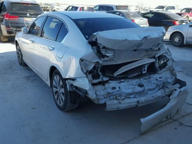 1HGCR2F79FA050466 - 2015 HONDA ACCORD EX WHITE photo 3