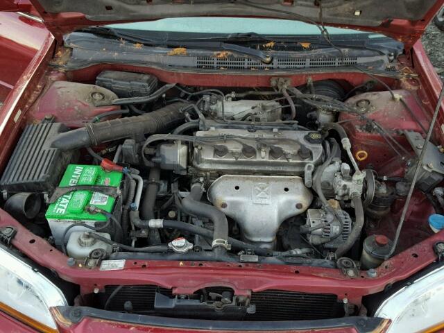 1HGCG56722A145341 - 2002 HONDA ACCORD SE MAROON photo 7