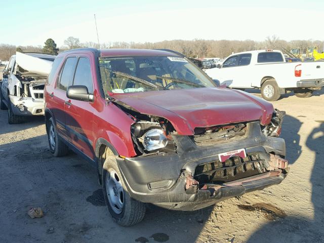 JHLRD68482C019633 - 2002 HONDA CR-V LX RED photo 1