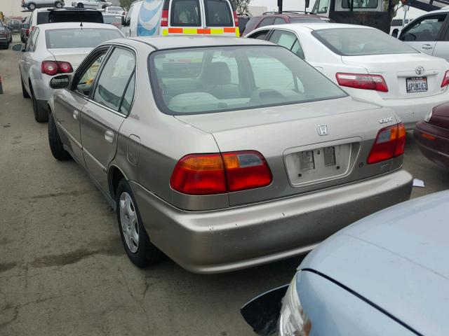 1HGEJ8648YL055979 - 2000 HONDA CIVIC EX ოქროსფერი ფოტო 3