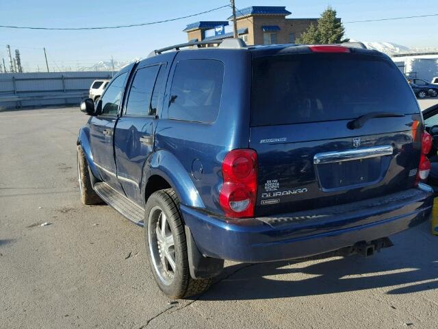 1D8HB58D54F173518 - 2004 DODGE DURANGO LI BLUE photo 3