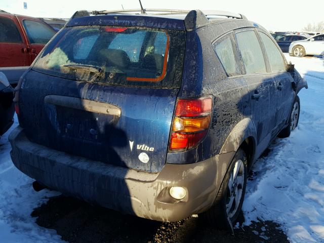 5Y2SL62873Z478566 - 2003 PONTIAC VIBE BLUE photo 4