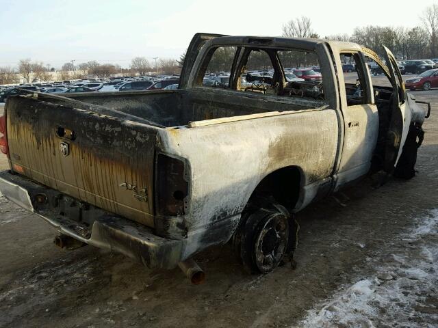 3D3KS28A68G141519 - 2008 DODGE RAM 2500 S TAN photo 4