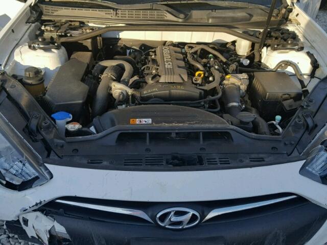 KMHHT6KD2DU080585 - 2013 HYUNDAI GENESIS CO WHITE photo 7