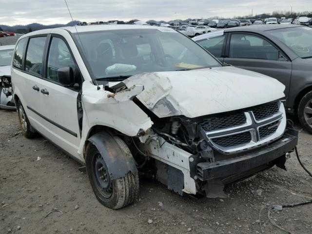 2C4RDGBG5DR563720 - 2013 DODGE GRAND CARA WHITE photo 1