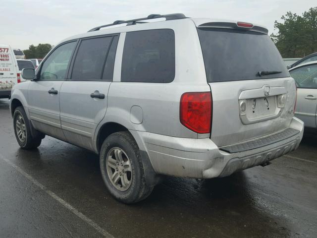 2HKYF18543H598088 - 2003 HONDA PILOT EXL SILVER photo 3