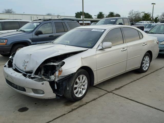 JTHBA30G545035659 - 2004 LEXUS ES 330 BEIGE photo 2