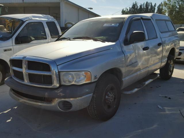 3D7KR28C85G824913 - 2005 DODGE RAM 2500 S SILVER photo 2