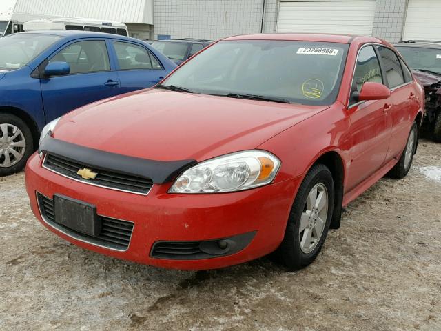 2G1WG5EK0B1259102 - 2011 CHEVROLET IMPALA LT RED photo 2