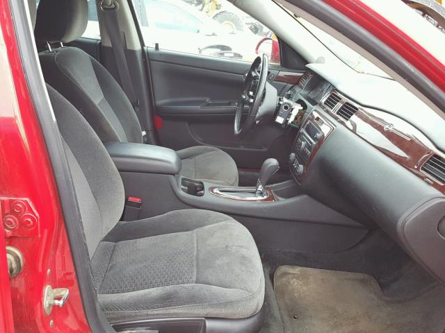 2G1WG5EK0B1259102 - 2011 CHEVROLET IMPALA LT RED photo 5