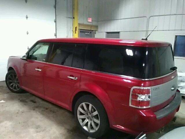 2FMHK6DC6ABB18330 - 2010 FORD FLEX LIMIT RED photo 3