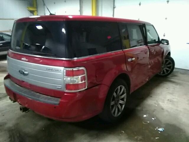 2FMHK6DC6ABB18330 - 2010 FORD FLEX LIMIT RED photo 4