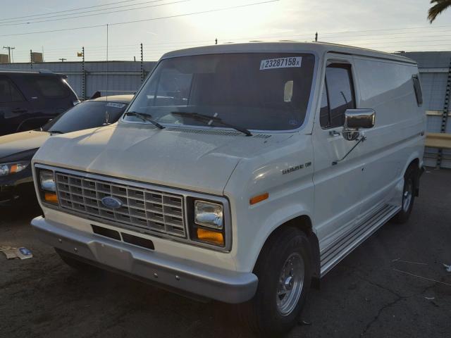 1FTDE14Y1GHA42262 - 1986 FORD ECONOLINE WHITE photo 2