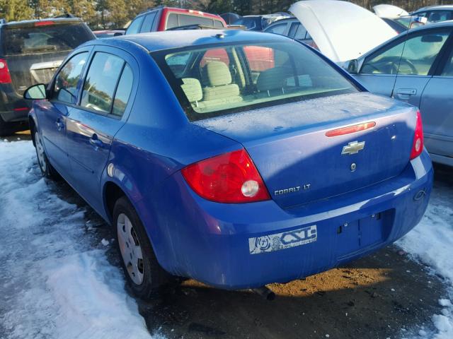 1G1AL58F487258535 - 2008 CHEVROLET COBALT LT BLUE photo 3