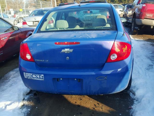 1G1AL58F487258535 - 2008 CHEVROLET COBALT LT BLUE photo 9