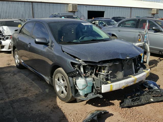 2T1BU4EE2BC554190 - 2011 TOYOTA COROLLA BA GRAY photo 1