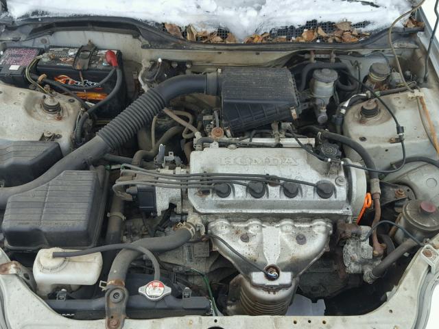 2HGEJ6349YH109294 - 2000 HONDA CIVIC DX GRAY photo 7