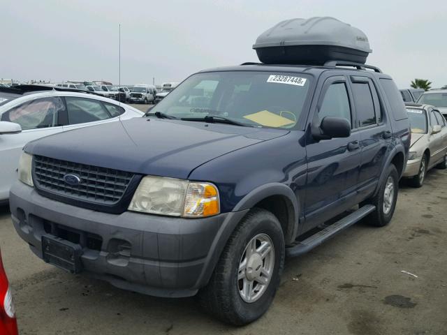 1FMZU62K73ZA28614 - 2003 FORD EXPLORER X BLUE photo 2