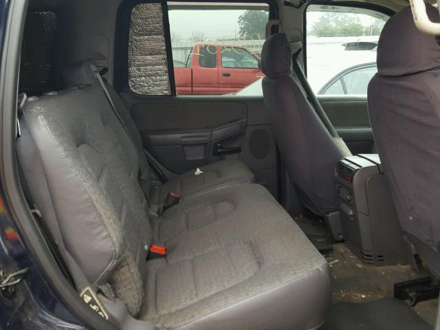 1FMZU62K73ZA28614 - 2003 FORD EXPLORER X BLUE photo 6