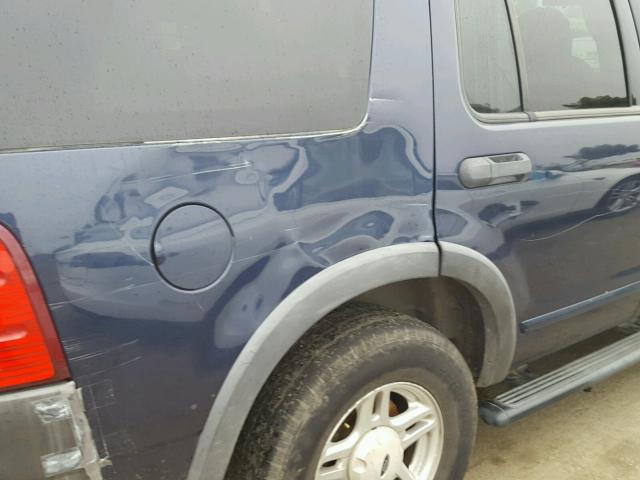 1FMZU62K73ZA28614 - 2003 FORD EXPLORER X BLUE photo 9