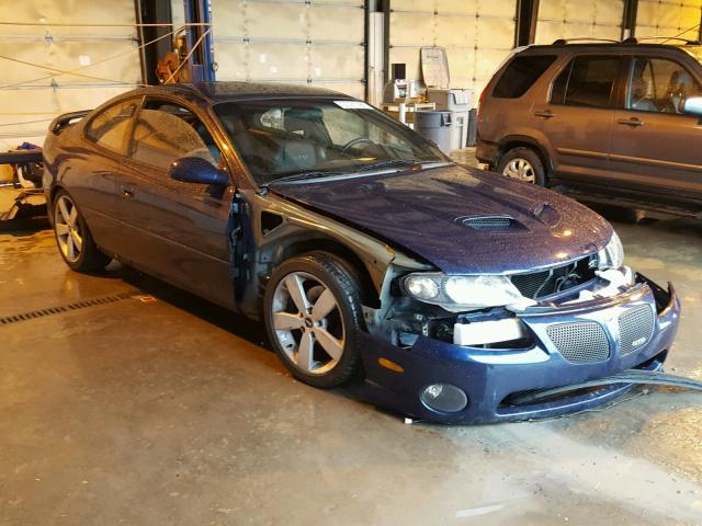 6G2VX12U55L468987 - 2005 PONTIAC GTO BLUE photo 1