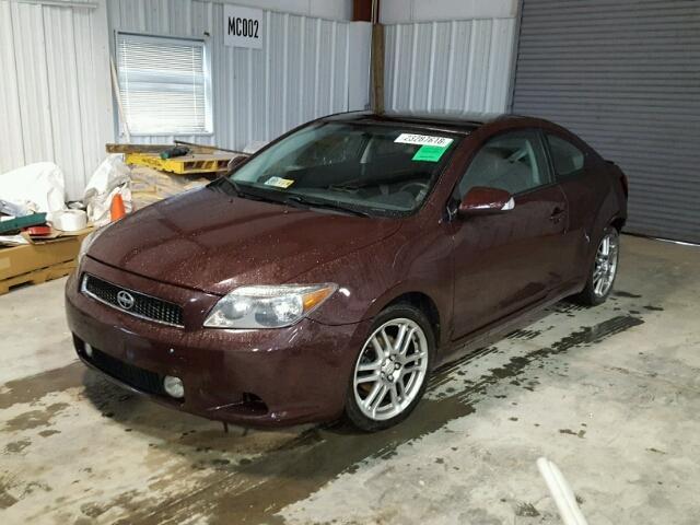 JTKDE177050021006 - 2005 TOYOTA SCION TC MAROON photo 2