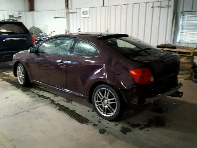 JTKDE177050021006 - 2005 TOYOTA SCION TC 栗色 照片 3