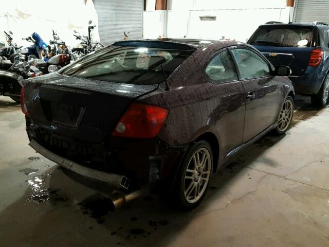 JTKDE177050021006 - 2005 TOYOTA SCION TC 栗色 照片 4