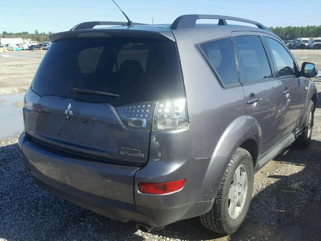 JA4LS21WX9Z013864 - 2009 MITSUBISHI OUTLANDER GRAY photo 4