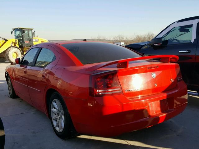 2B3LA53H68H120662 - 2008 DODGE CHARGER R/ RED photo 3