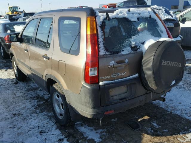 SHSRD78414U226222 - 2004 HONDA CR-V LX TAN photo 3