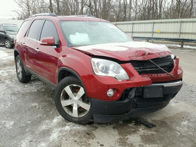 1GKKVRED3CJ189708 - 2012 GMC ACADIA SLT მუქწითელი ფოტო 1