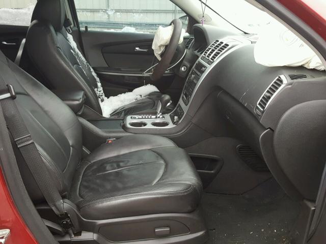 1GKKVRED3CJ189708 - 2012 GMC ACADIA SLT მუქწითელი ფოტო 5