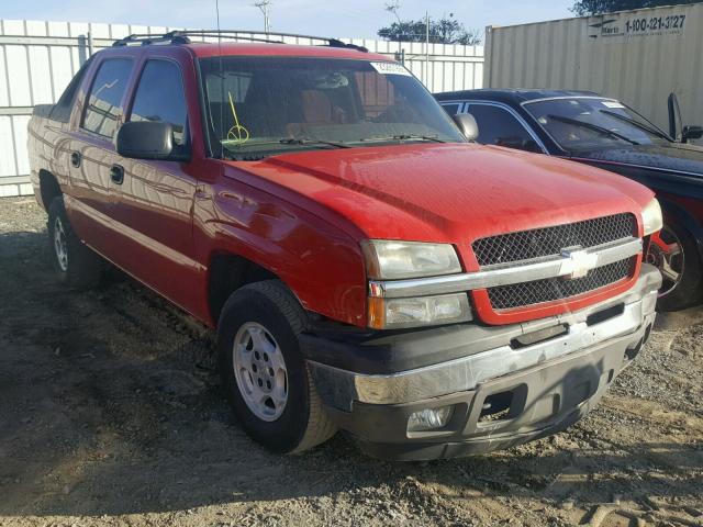 3GNEC12Z15G193347 - 2005 CHEVROLET AVALANCHE RED photo 1