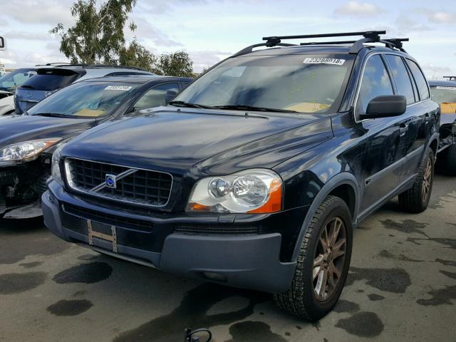 YV1CZ91H541066369 - 2004 VOLVO XC90 T6 BLACK photo 2