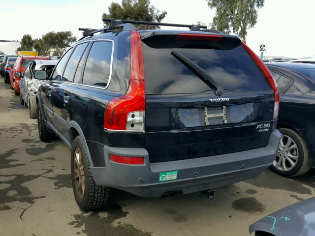 YV1CZ91H541066369 - 2004 VOLVO XC90 T6 BLACK photo 3