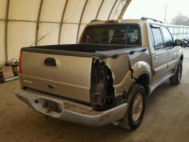 1FMZU67E81UC39060 - 2001 FORD EXPLORER S GOLD photo 4