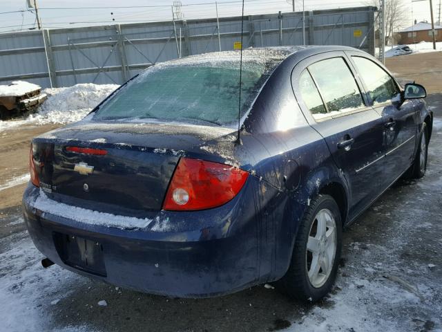 1G1AT58H497271188 - 2009 CHEVROLET COBALT LT BLUE photo 4