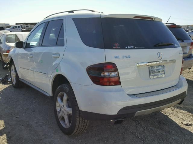 4JGBB86E18A357533 - 2008 MERCEDES-BENZ ML 350 WHITE photo 3