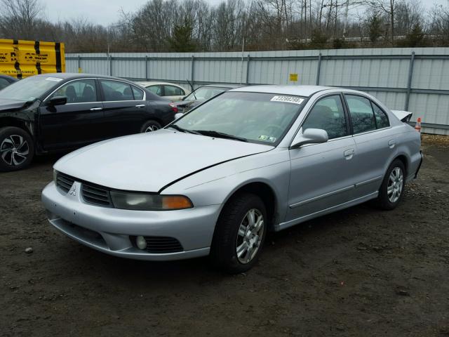 4A3AA46G83E151993 - 2003 MITSUBISHI GALANT ES SILVER photo 2