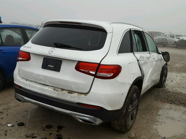 WDC0G4JB1GF077111 - 2016 MERCEDES-BENZ GLC 300 WHITE photo 4