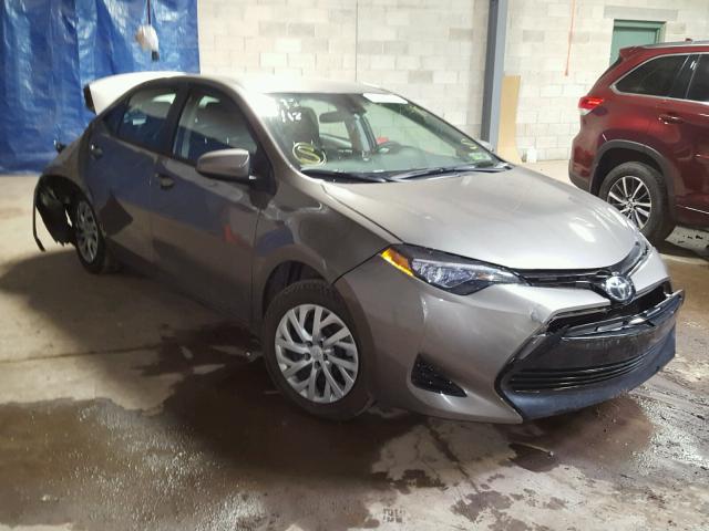 2T1BURHE8HC833516 - 2017 TOYOTA COROLLA L GRAY photo 1