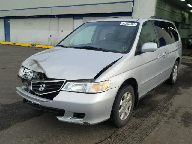 2HKRL18622H012170 - 2002 HONDA ODYSSEY EX GRAY photo 2