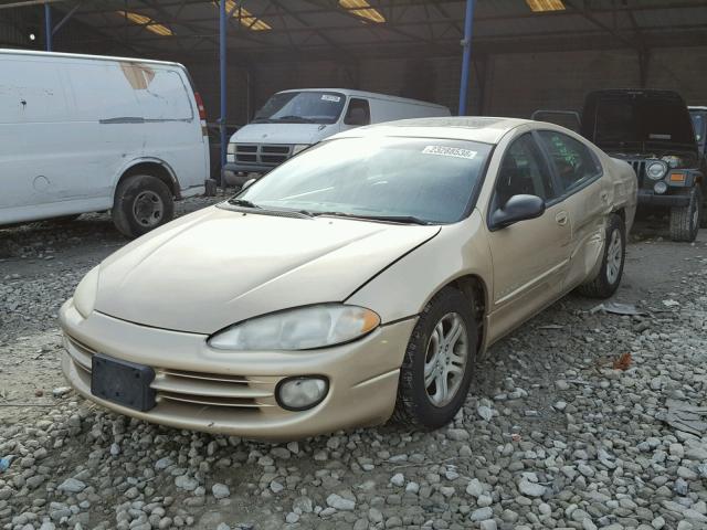 2B3HD56J4XH738332 - 1999 DODGE INTREPID E GOLD photo 2