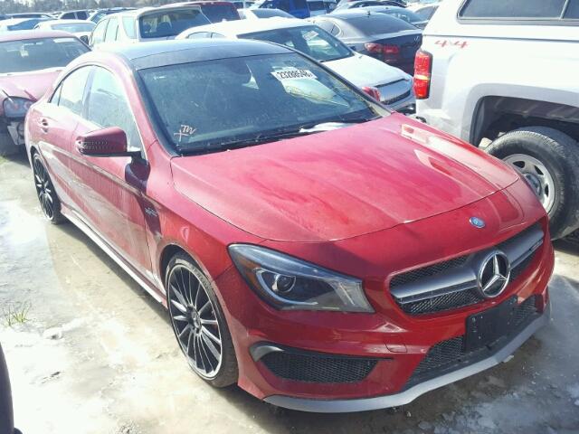 WDDSJ5CB1EN118882 - 2014 MERCEDES-BENZ CLA 45 AMG RED photo 1