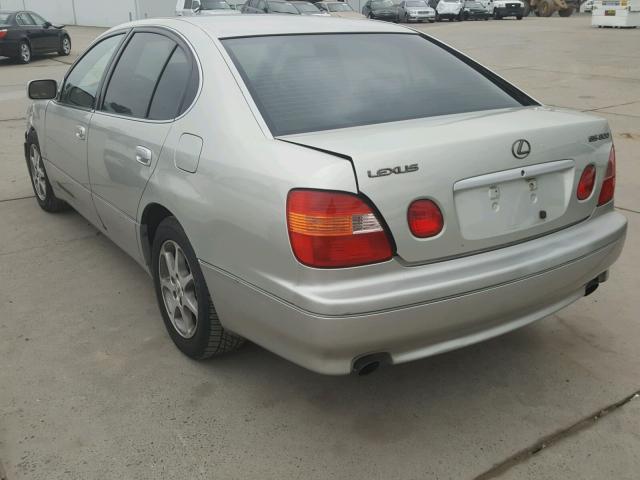 JT1BD68S5Y0101454 - 2000 LEXUS GS 300 SILVER photo 3