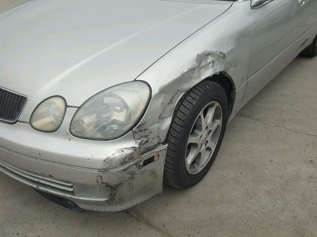 JT1BD68S5Y0101454 - 2000 LEXUS GS 300 SILVER photo 9